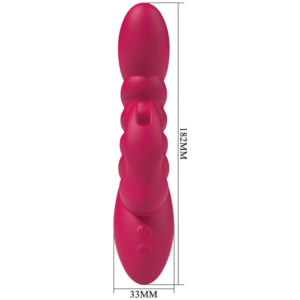 Party Up BRYNLYN - Pink - Pink 18.2 cm USB Rechargeable Rabbit Vibrator
